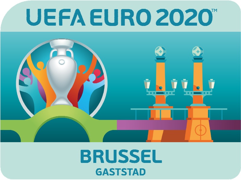 EM 2021 Logo Brüssel